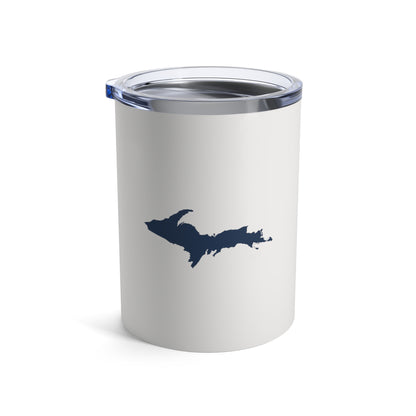 Michigan Upper Peninsula Tumbler (w/ UP Outline) | Birch Bark White - 10oz