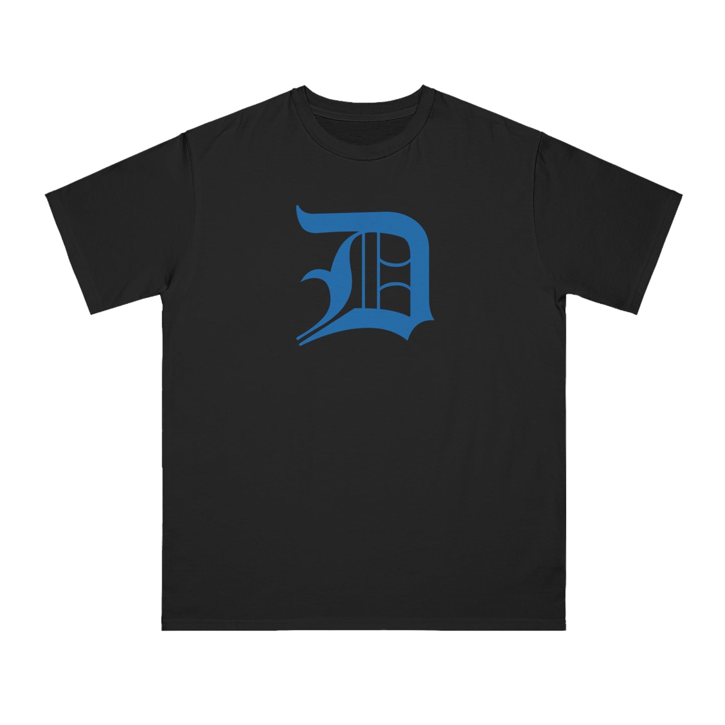 Detroit 'Old English D' T-Shirt (Azure) | Unisex Organic