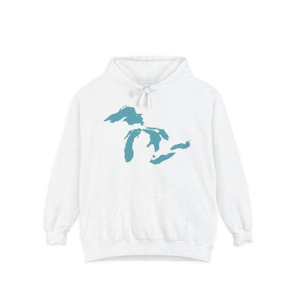 Great Lakes Hoodie (Huron Blue) | Unisex Garment-Dyed