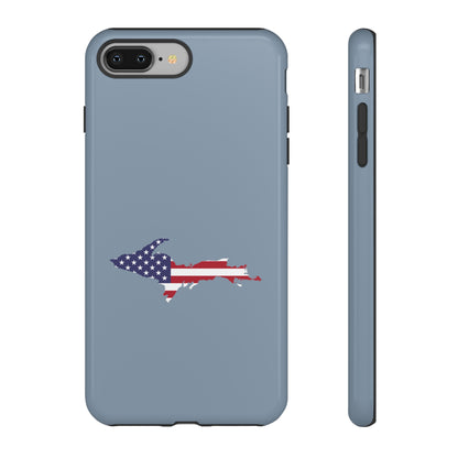 Michigan Upper Peninsula Tough Phone Case (B-24 Liberator Grey w/ UP USA Outline) | Apple iPhone