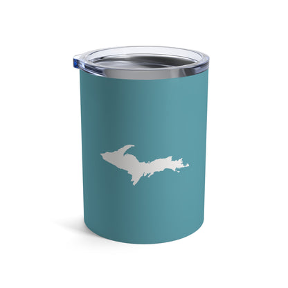 Michigan Upper Peninsula Tumbler (w/ UP Outline) | Lake Huron Blue - 10oz