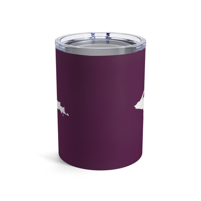 Michigan Upper Peninsula Tumbler (w/ UP Outline) | Tyrian Purple - 10oz