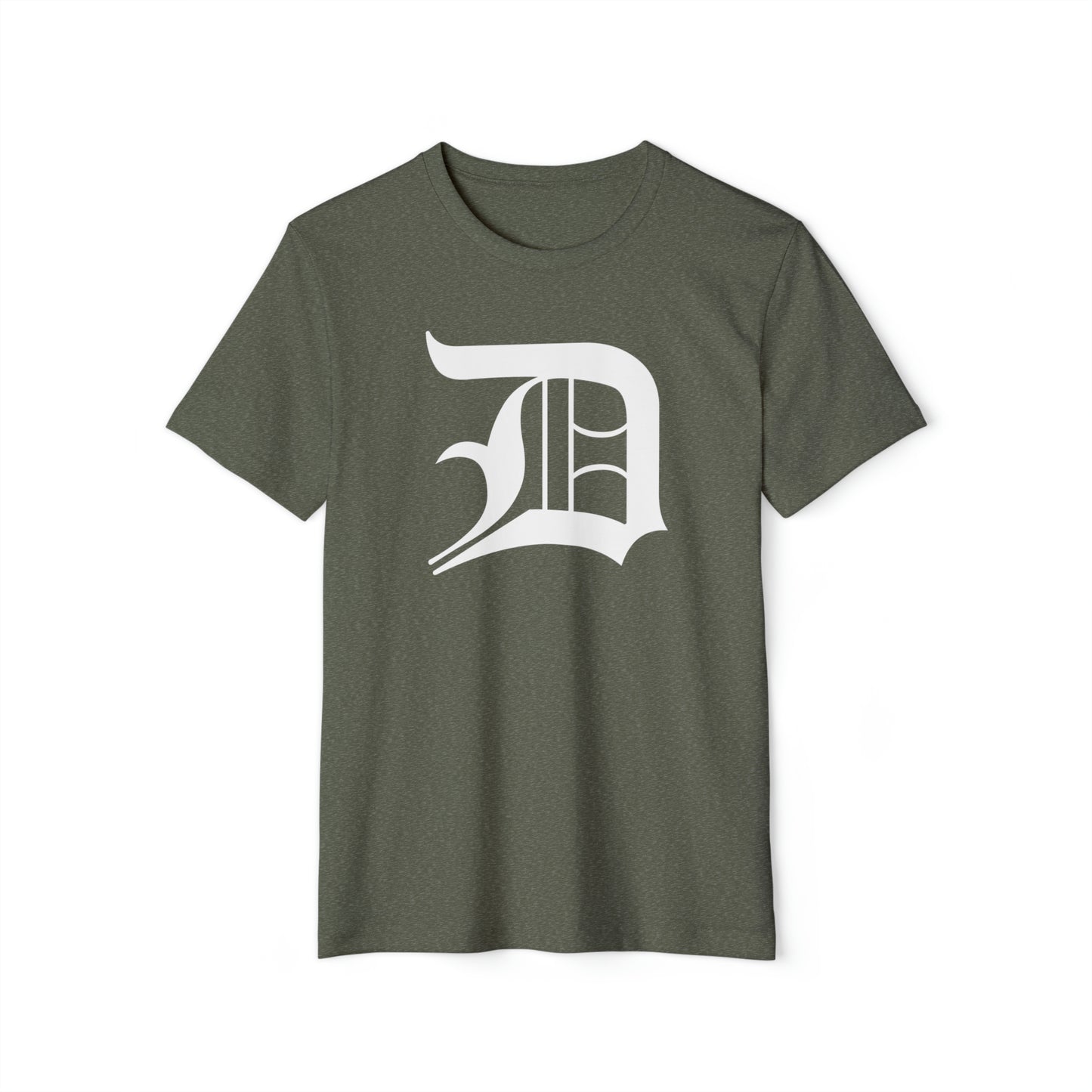 Detroit 'Old English D' T-Shirt | Unisex Recycled Organic