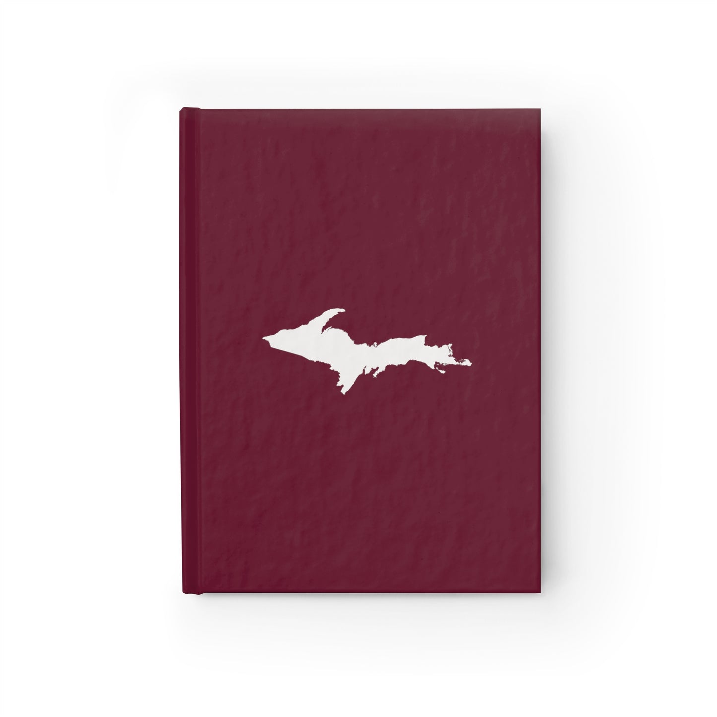 Michigan Upper Peninsula Blank Sketchbook (w/ UP Outline) | Old Mission Burgundy