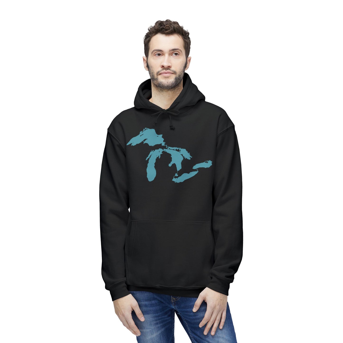 Great Lakes Ultrapremium Hoodie | Made in USA - Huron Blue