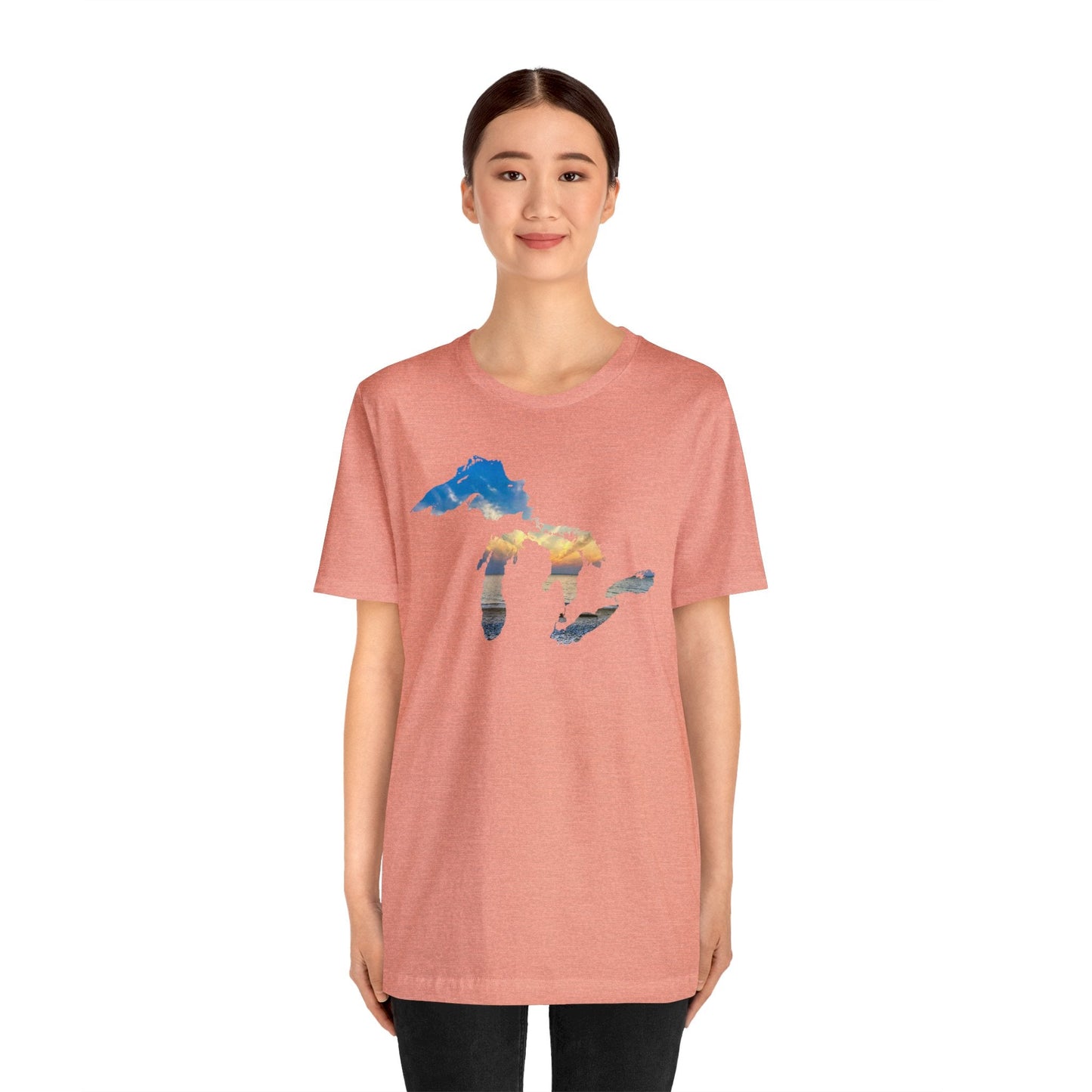 Great Lakes T-Shirt (Lake Sunset Edition) | Unisex Standard