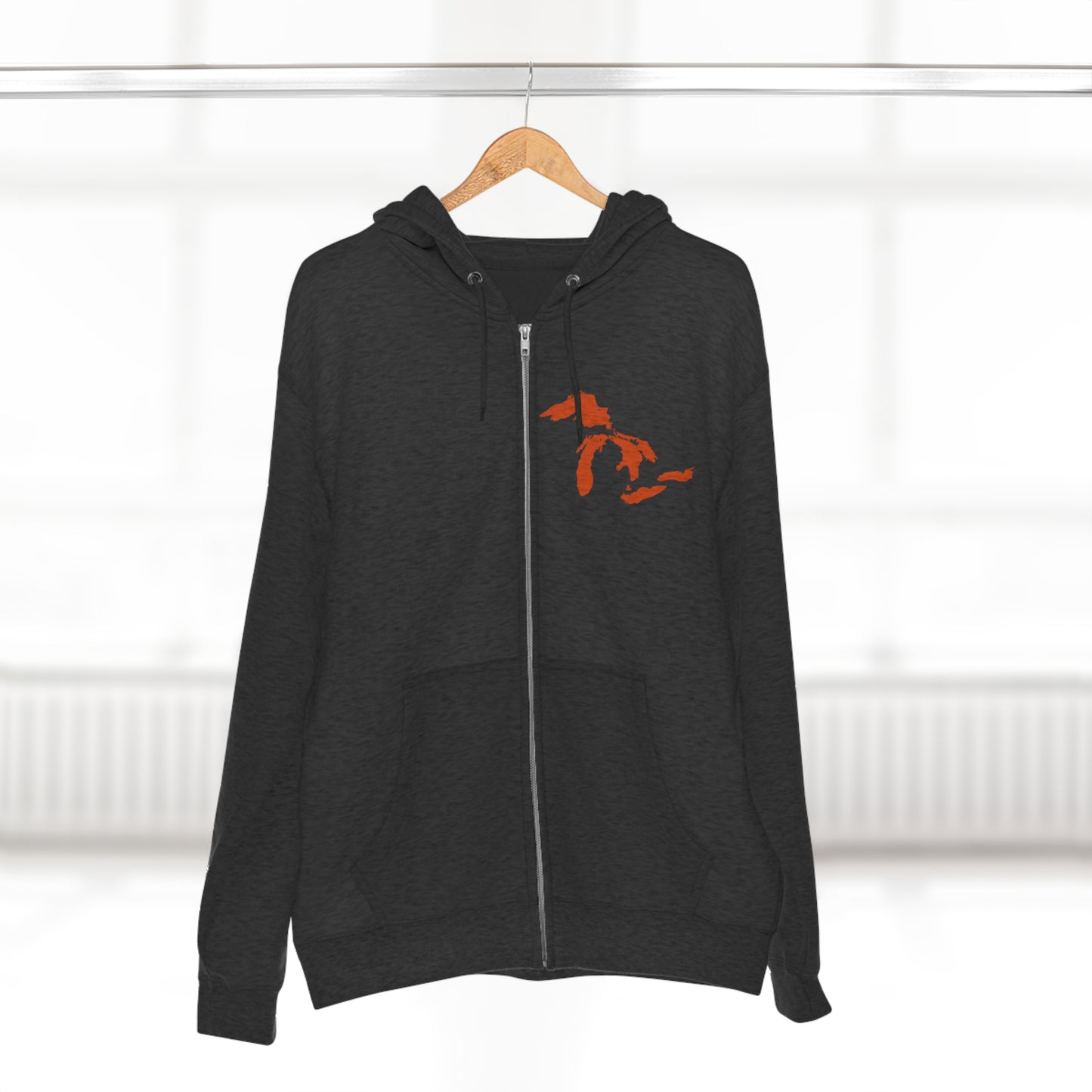 Great Lakes Hoodie (Maple Leaf Orange, Mini) | Unisex Full Zip