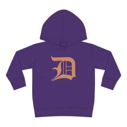 Detroit 'Old English D' Hoodie (Copper Color) | Unisex Toddler