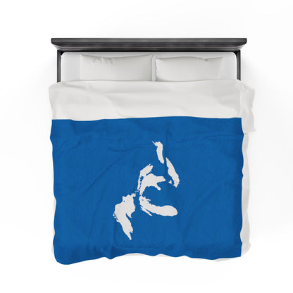 Great Lakes Plush Blanket | Azure