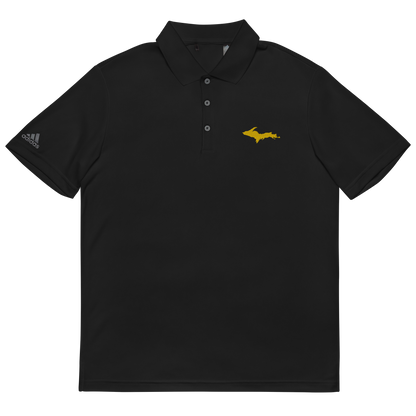 Michigan Upper Peninsula Athletic Polo (w/ Gold UP Outline) | Unisex by adidas