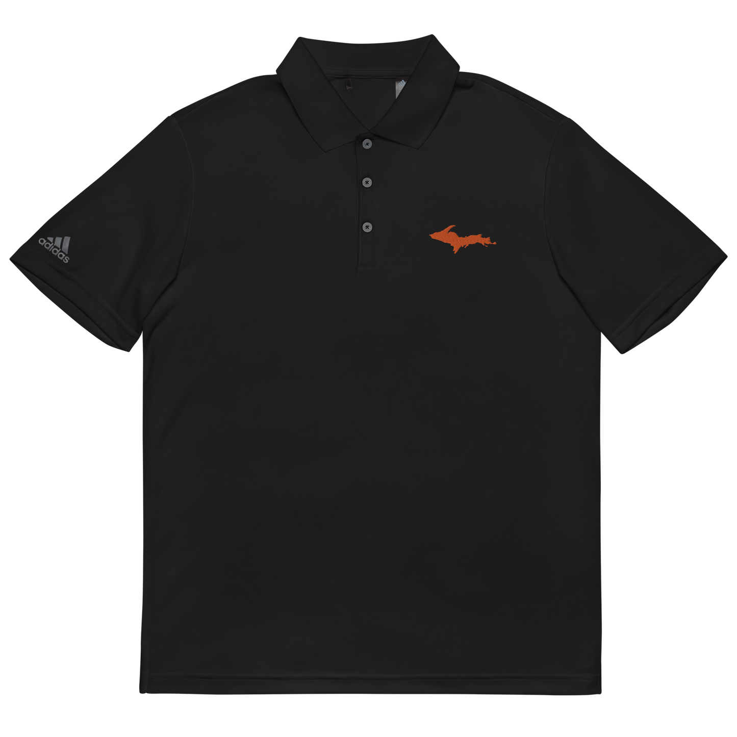 Michigan Upper Peninsula Athletic Polo (w/ Orange UP Outline) | Unisex by adidas