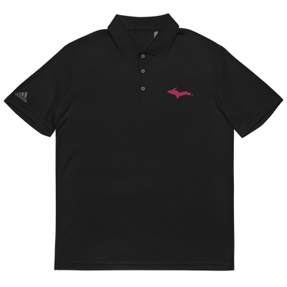 Michigan Upper Peninsula Athletic Polo (w/ Pink UP Outline) | Unisex by adidas