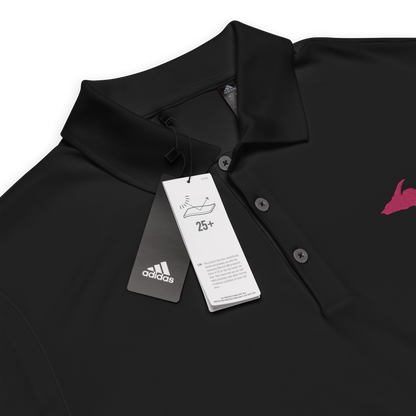 Michigan Upper Peninsula Athletic Polo (w/ Pink UP Outline) | Unisex by adidas