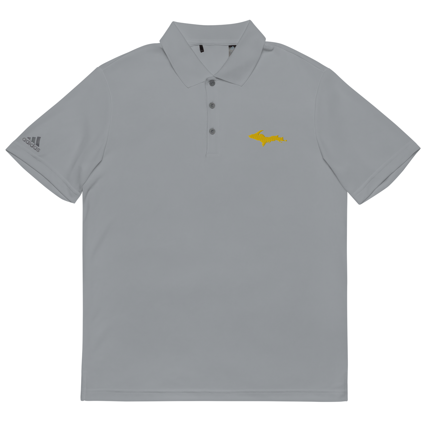 Michigan Upper Peninsula Athletic Polo (w/ Gold UP Outline) | Unisex by adidas