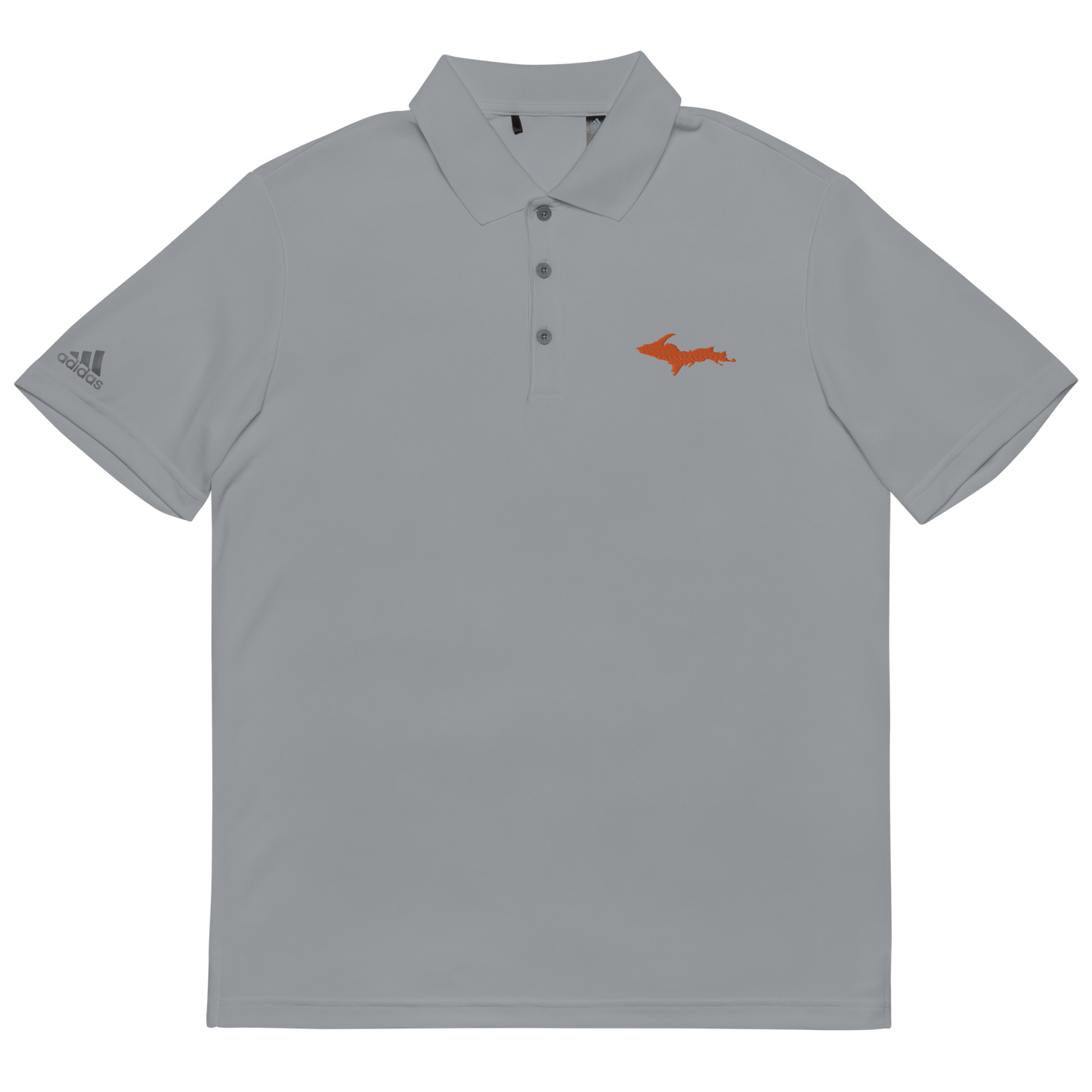 Michigan Upper Peninsula Athletic Polo (w/ Orange UP Outline) | Unisex by adidas