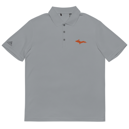 Michigan Upper Peninsula Athletic Polo (w/ Orange UP Outline) | Unisex by adidas