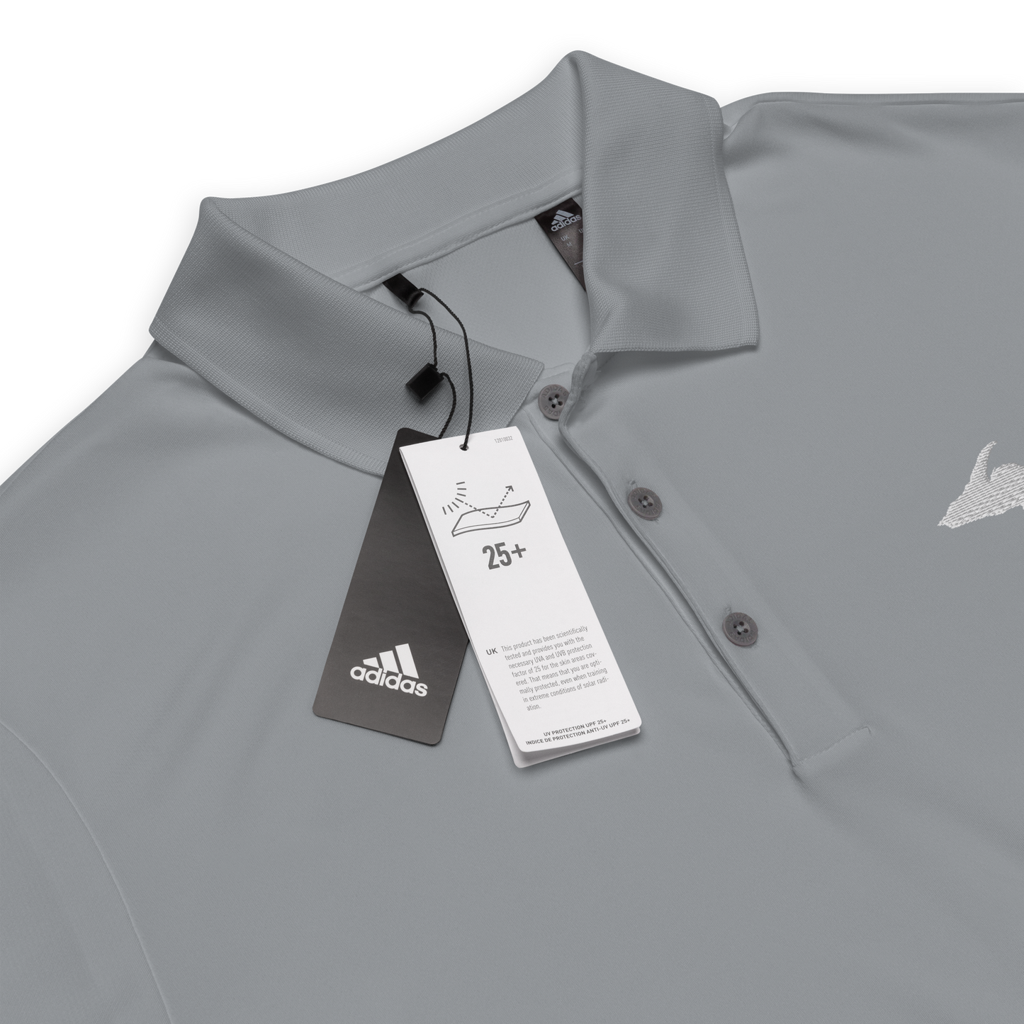 Michigan Upper Peninsula Athletic Polo Shirt (w/ UP Outline) | Unisex by adidas