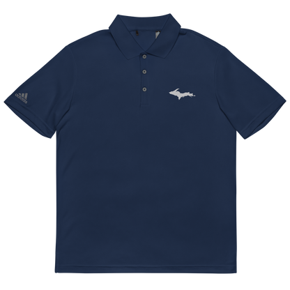 Michigan Upper Peninsula Athletic Polo Shirt (w/ UP Outline) | Unisex by adidas