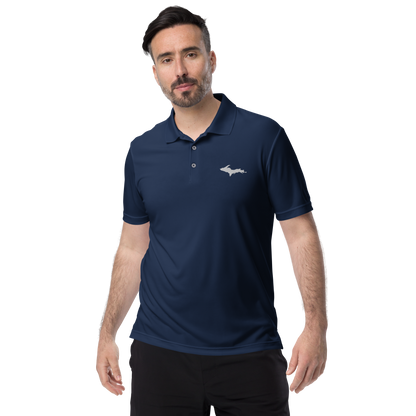 Michigan Upper Peninsula Athletic Polo Shirt (w/ UP Outline) | Unisex by adidas