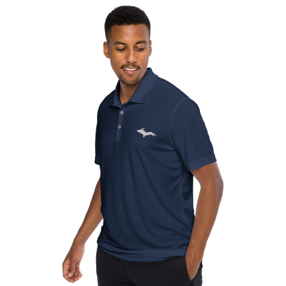 Michigan Upper Peninsula Athletic Polo Shirt (w/ UP Outline) | Unisex by adidas