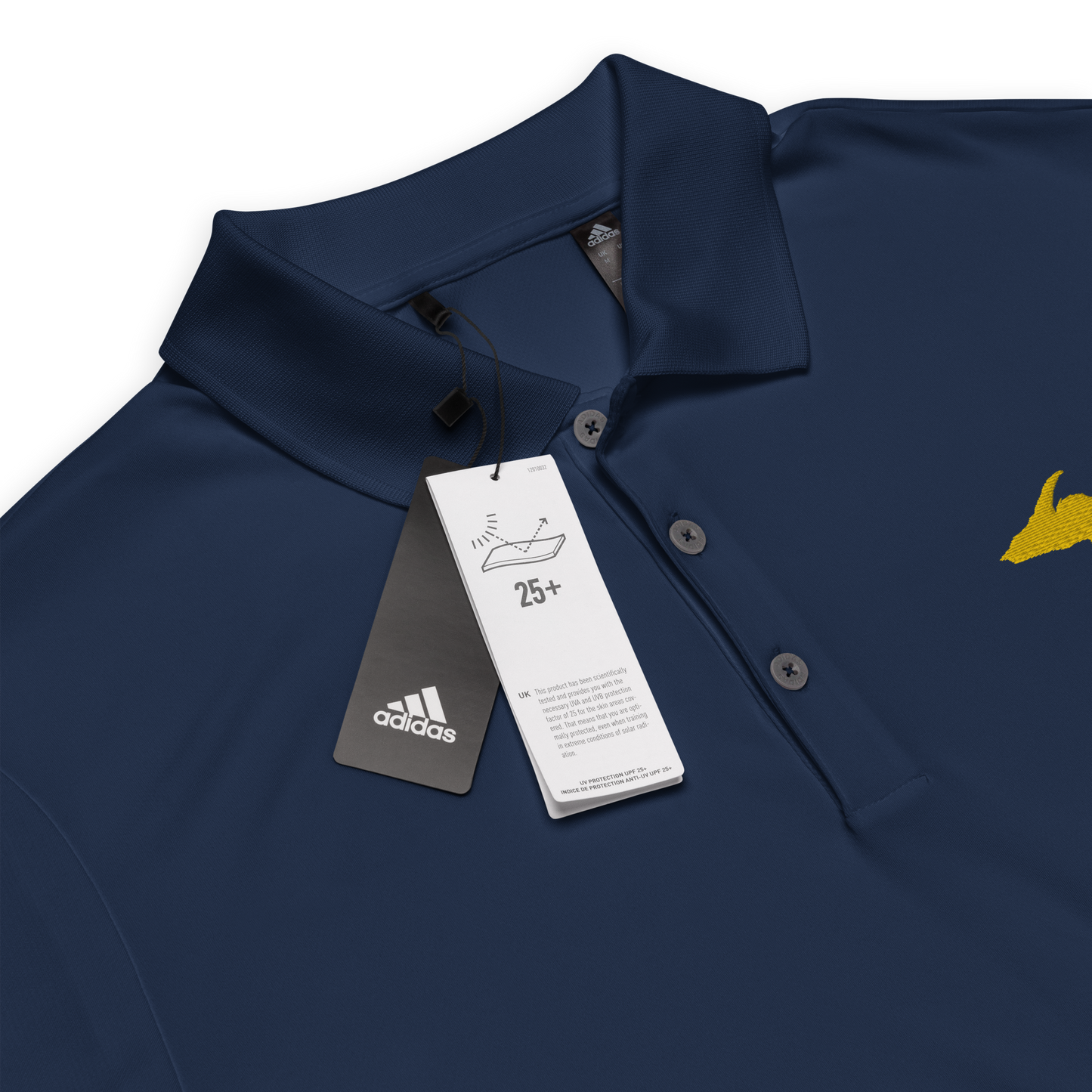Michigan Upper Peninsula Athletic Polo (w/ Gold UP Outline) | Unisex by adidas