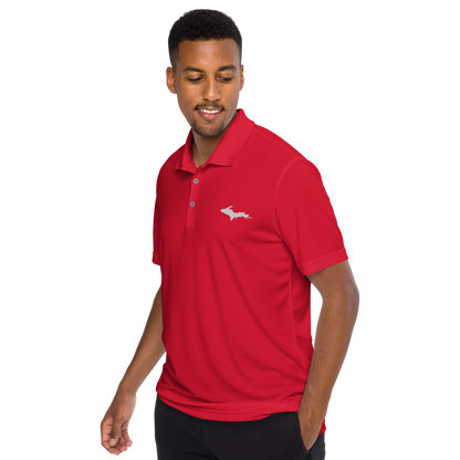 Michigan Upper Peninsula Athletic Polo Shirt (w/ UP Outline) | Unisex by adidas