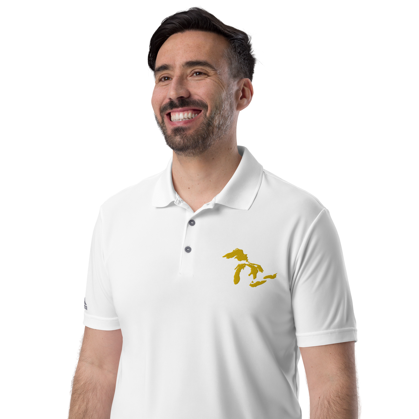 Great Lakes Unisex Athletic Polo (Gold) | by adidas™