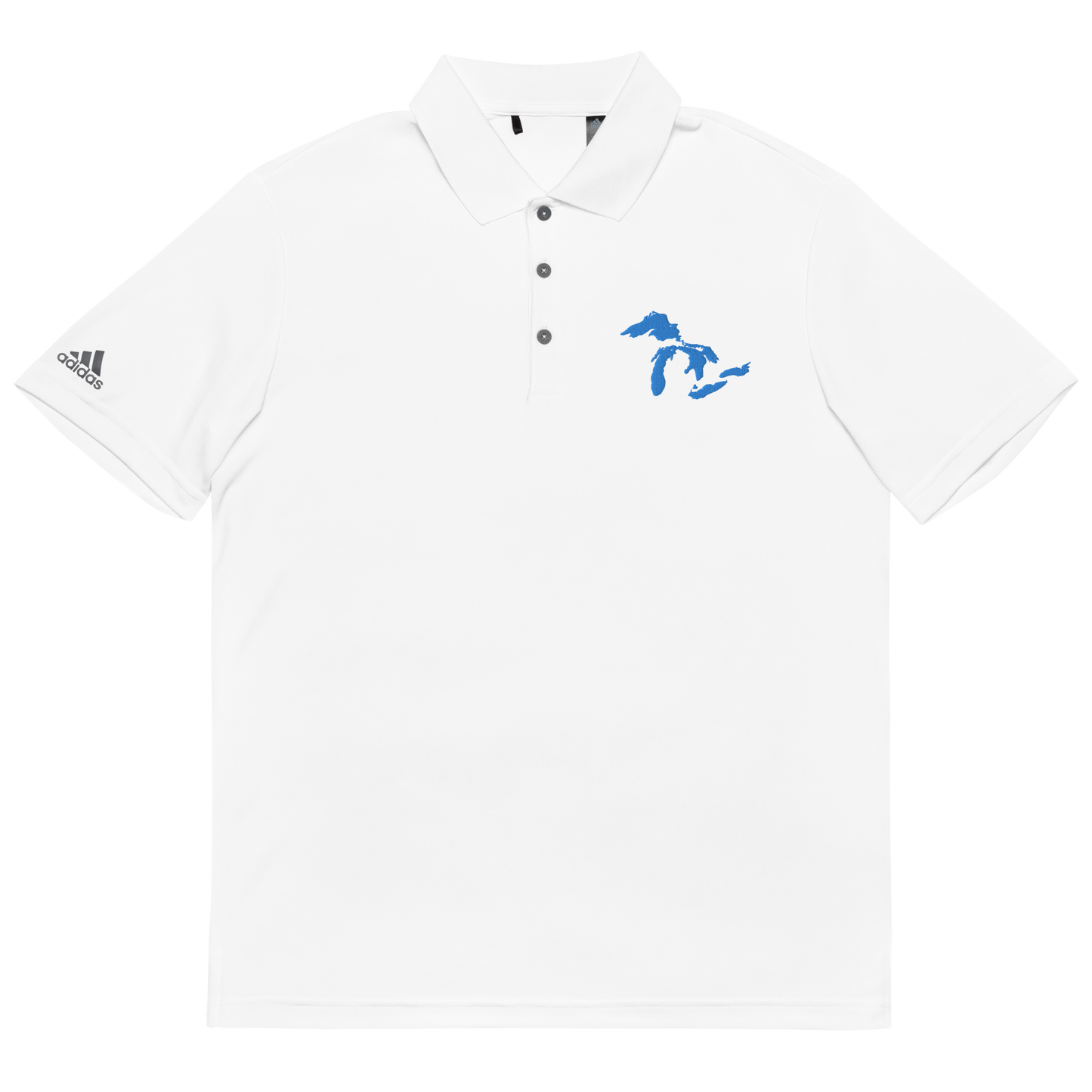 Great Lakes Unisex Athletic Polo (Azure) | by adidas™