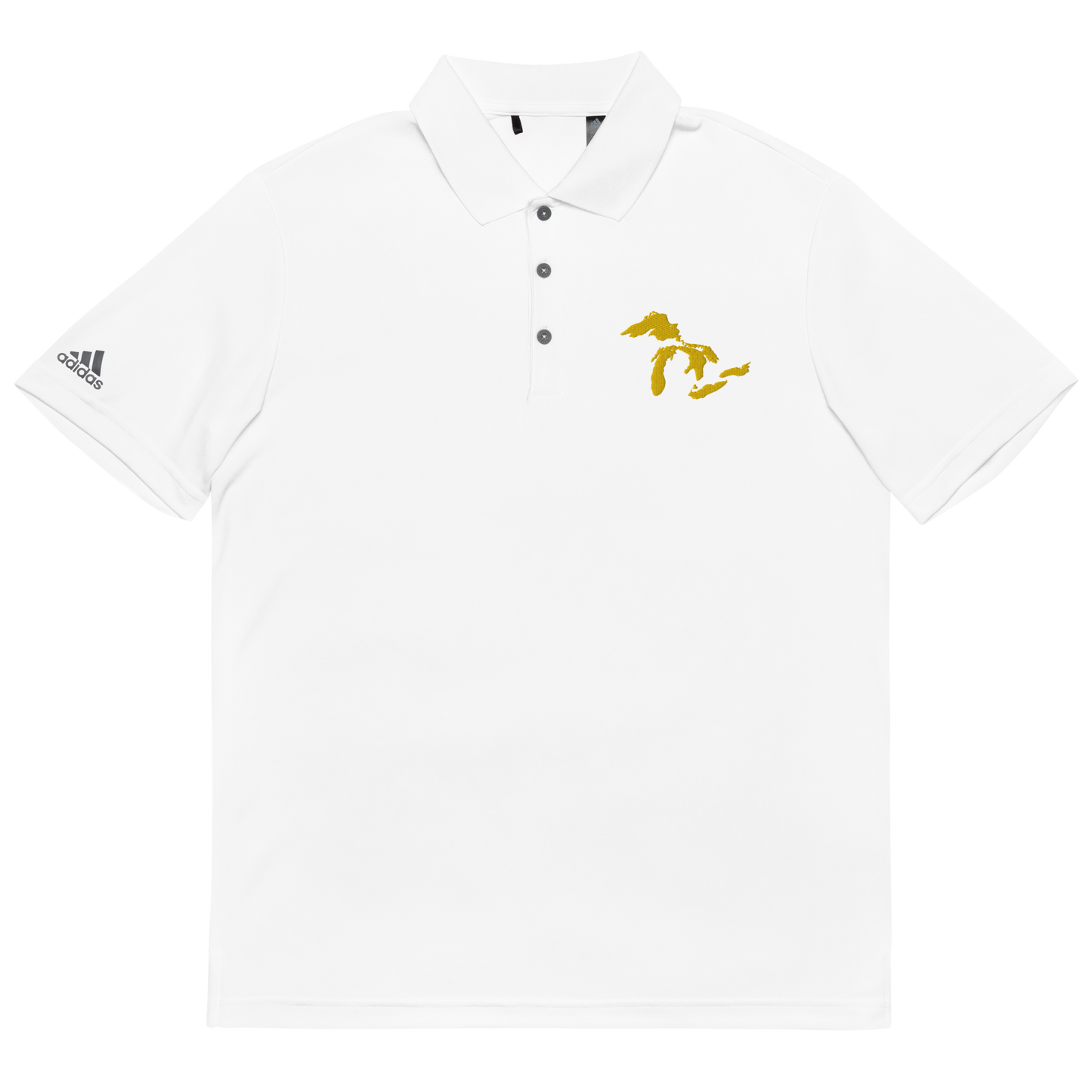 Great Lakes Unisex Athletic Polo (Gold) | by adidas™