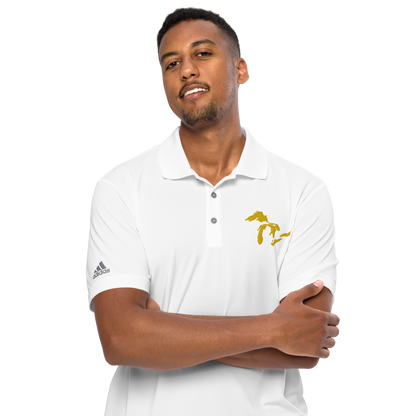 Great Lakes Unisex Athletic Polo (Gold) | by adidas™