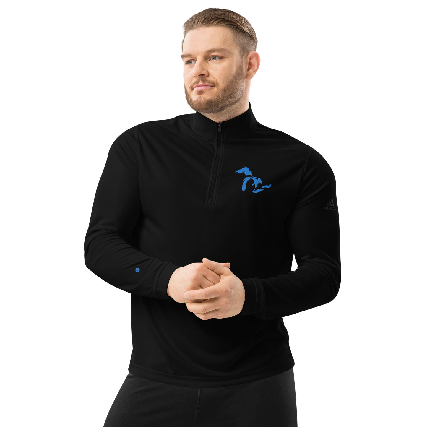 Great Lakes Athletic Quarter-Zip (Azure) | by adidas™