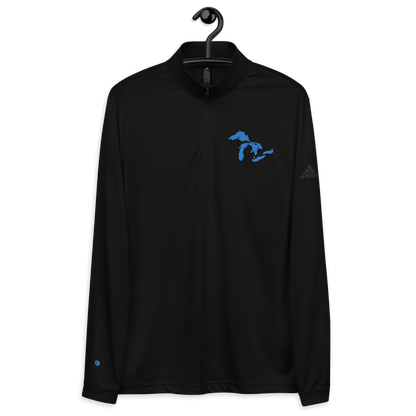 Great Lakes Athletic Quarter-Zip (Azure) | by adidas™