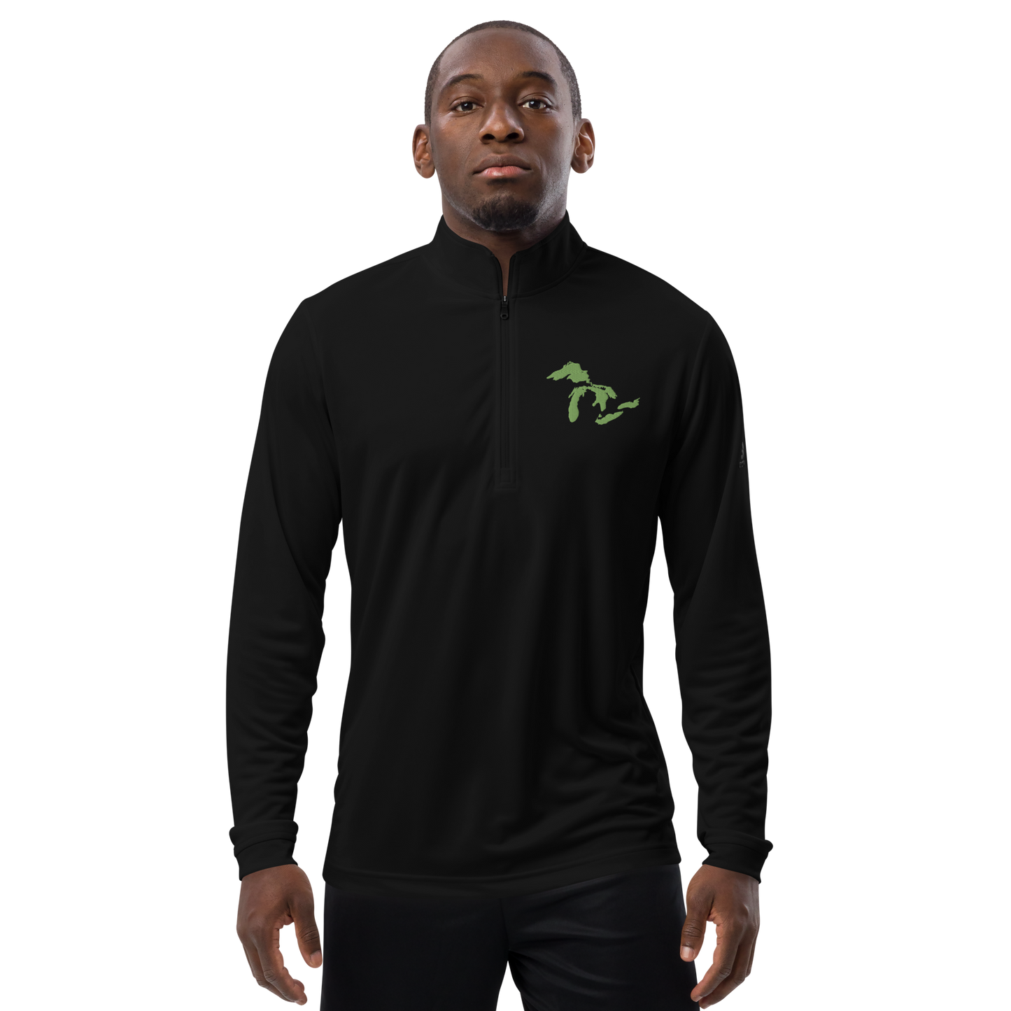 Great Lakes Athletic Quarter-Zip (Green) | by adidas™