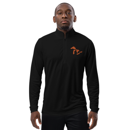 Great Lakes Athletic Quarter-Zip (Orange) | by adidas™