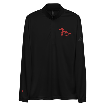 Great Lakes Athletic Quarter-Zip (Red) | by adidas™