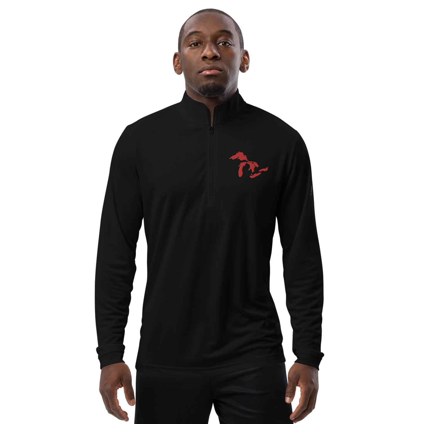 Great Lakes Athletic Quarter-Zip (Red) | by adidas™