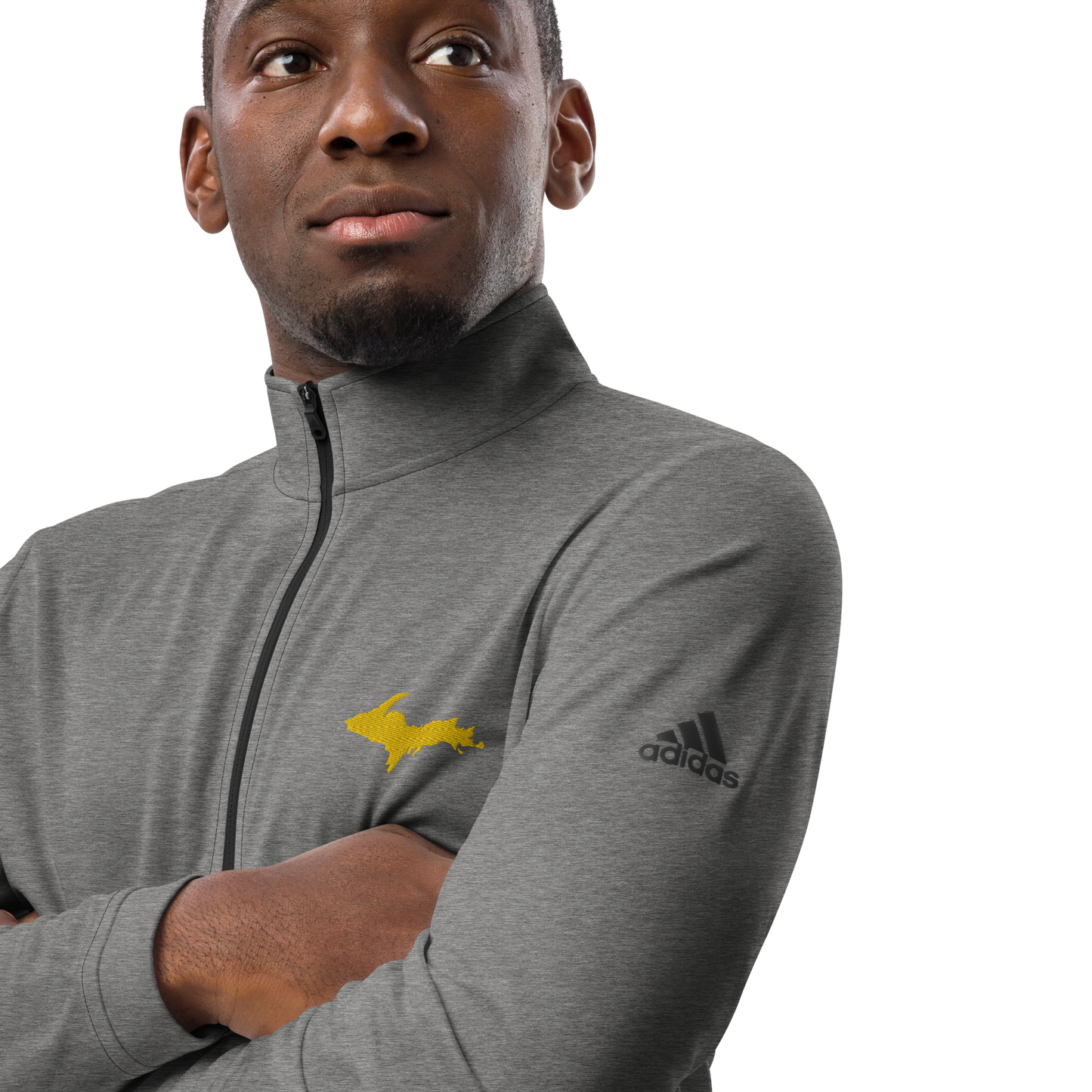 Michigan Upper Peninsula Athletic Quarter-Zip (Gold) | by adidas™