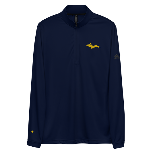 Michigan Upper Peninsula Athletic Quarter-Zip (Gold) | by adidas™