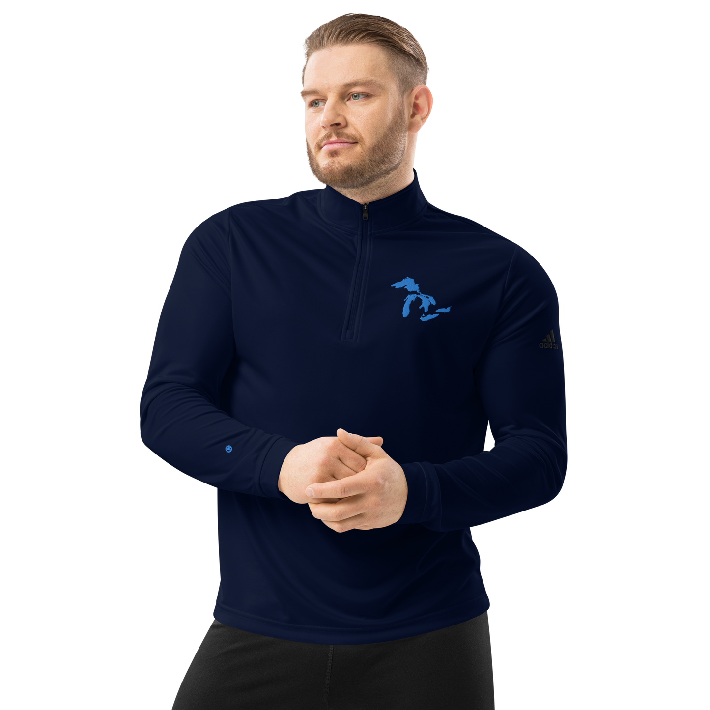 Great Lakes Athletic Quarter-Zip (Azure) | by adidas™