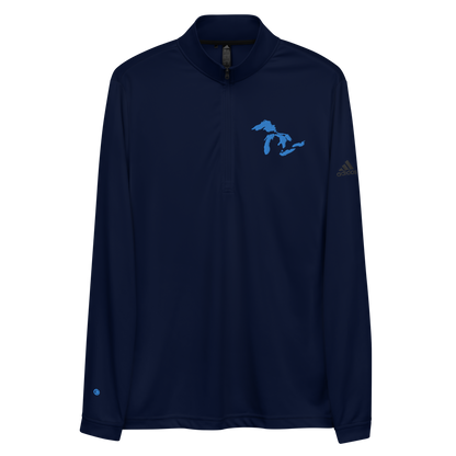 Great Lakes Athletic Quarter-Zip (Azure) | by adidas™