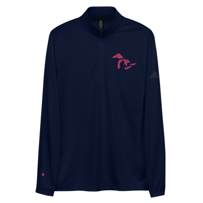 Great Lakes Athletic Quarter-Zip (Pink) | by adidas™