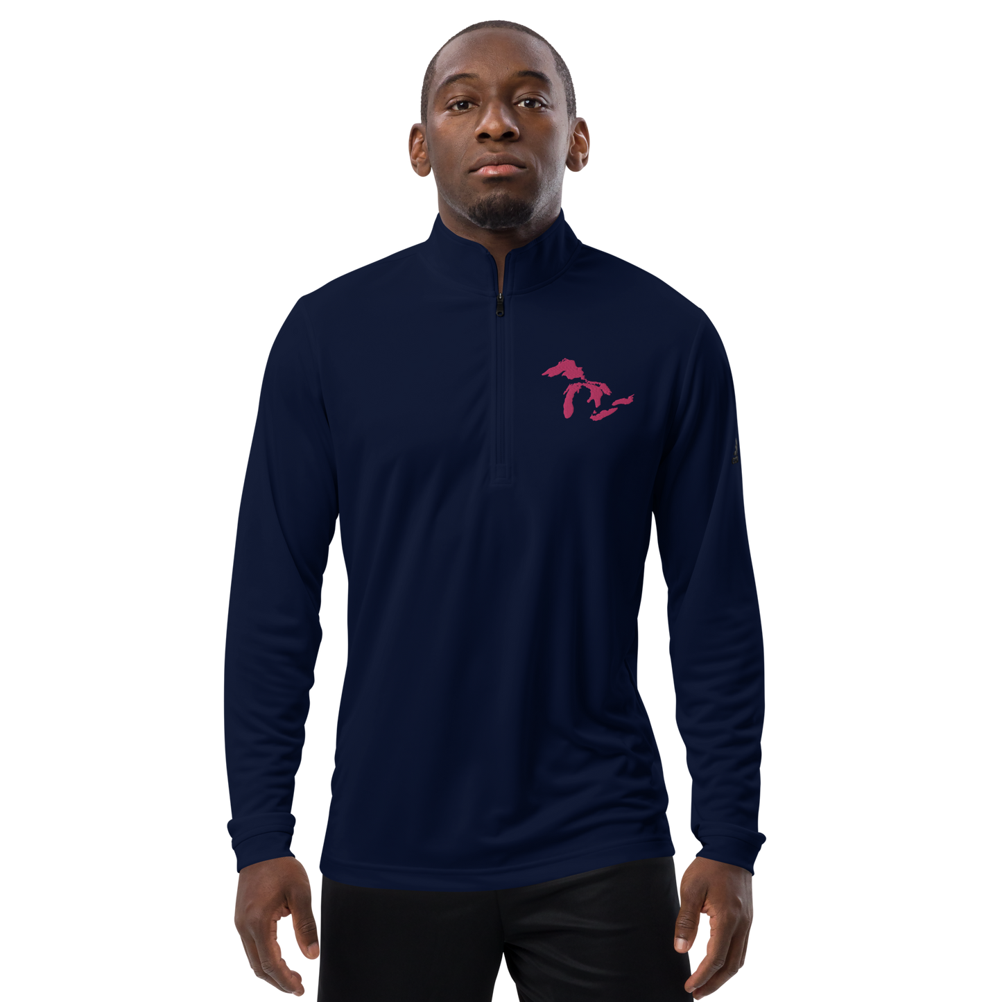 Great Lakes Athletic Quarter-Zip (Pink) | by adidas™