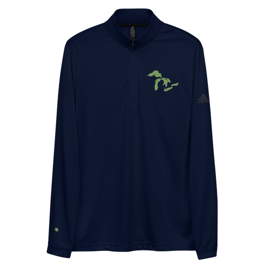Great Lakes Athletic Quarter-Zip (Green) | by adidas™