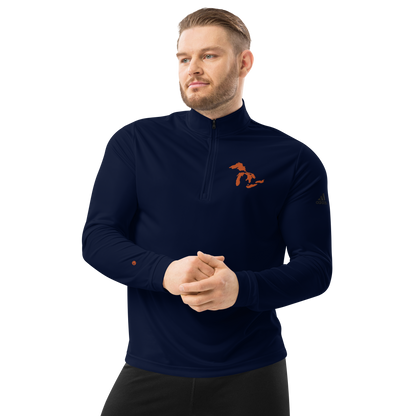 Great Lakes Athletic Quarter-Zip (Orange) | by adidas™