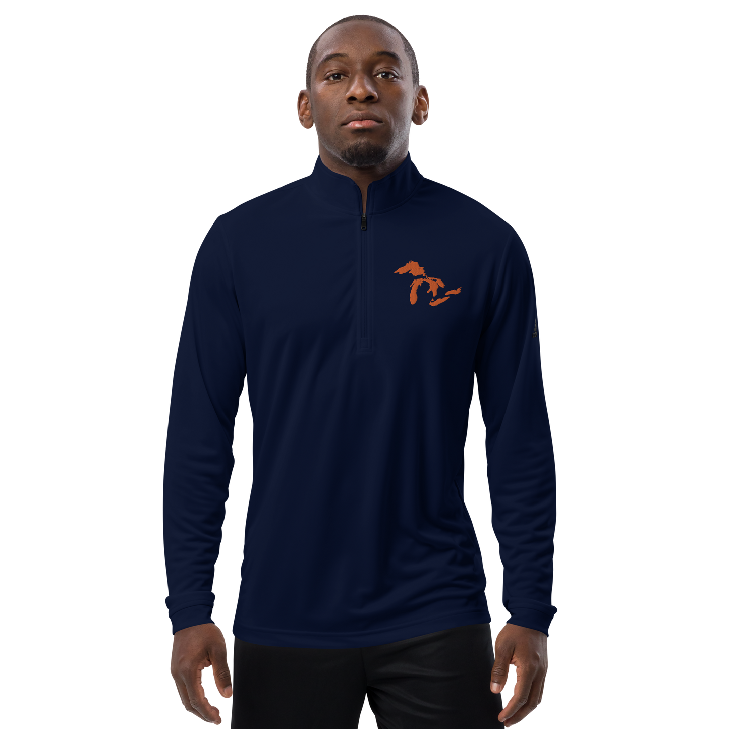 Great Lakes Athletic Quarter-Zip (Orange) | by adidas™