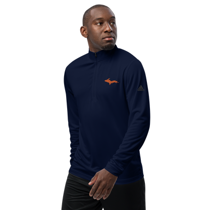 Michigan Upper Peninsula Athletic Quarter-Zip (Orange) | by adidas™