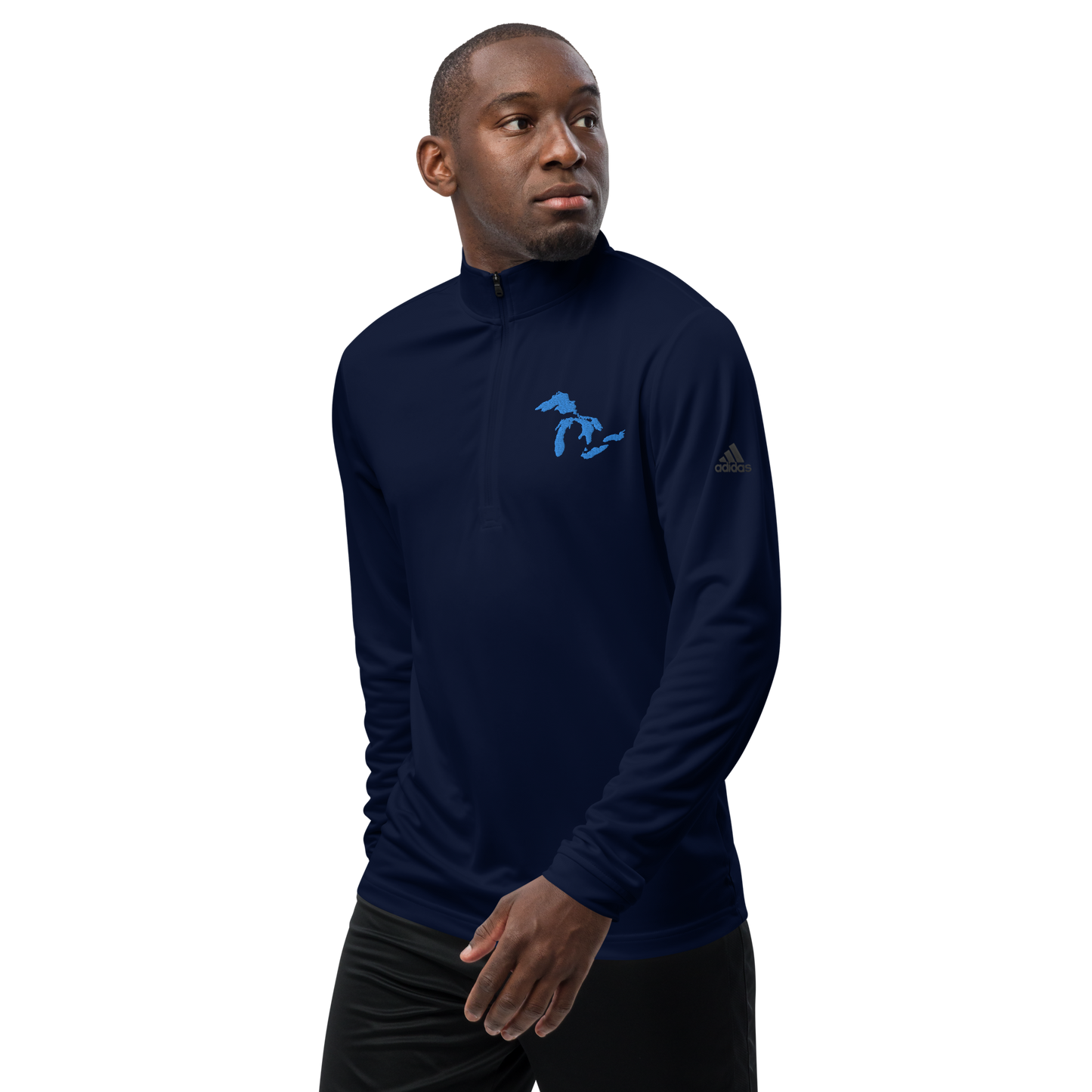 Great Lakes Athletic Quarter-Zip (Azure) | by adidas™