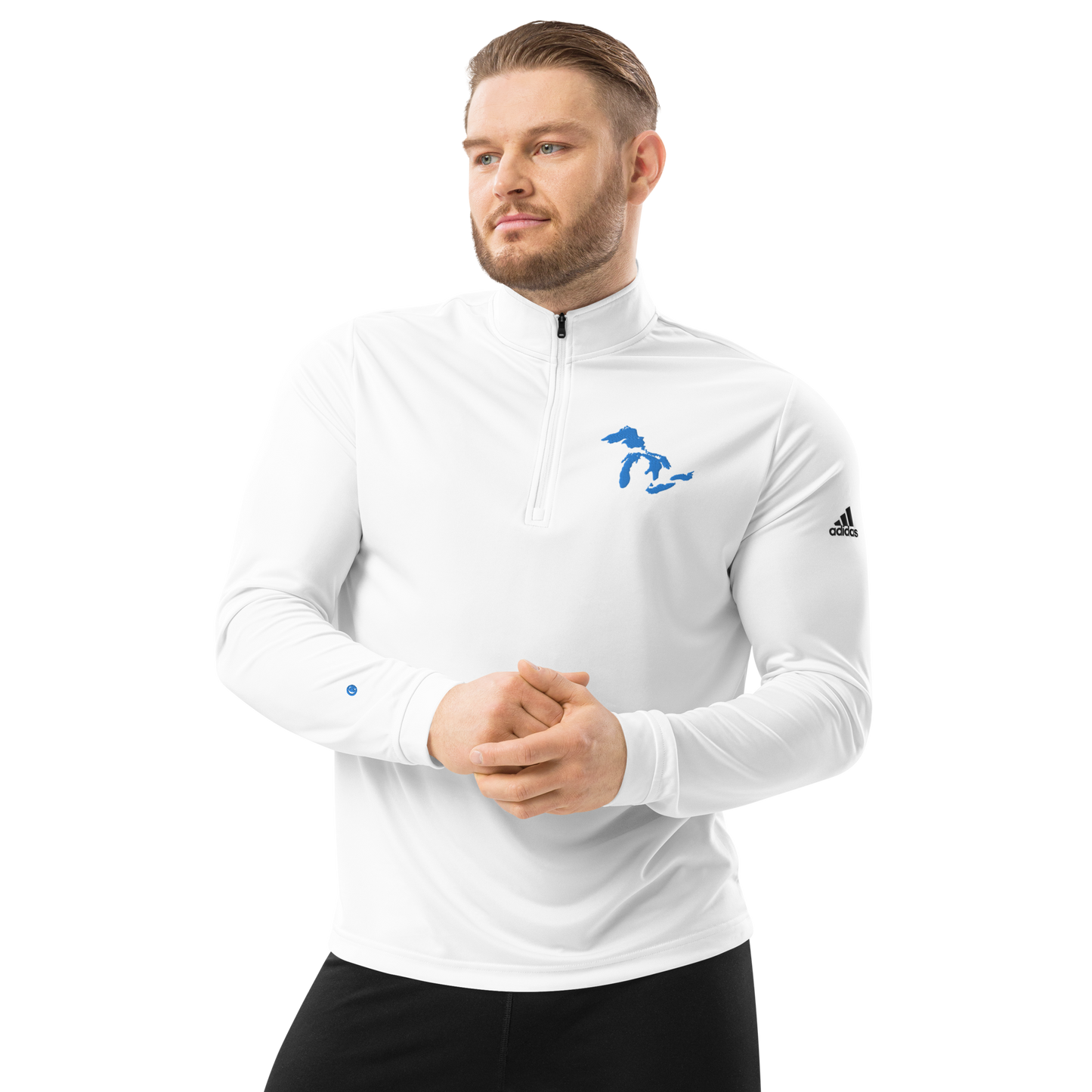 Great Lakes Athletic Quarter-Zip (Azure) | by adidas™