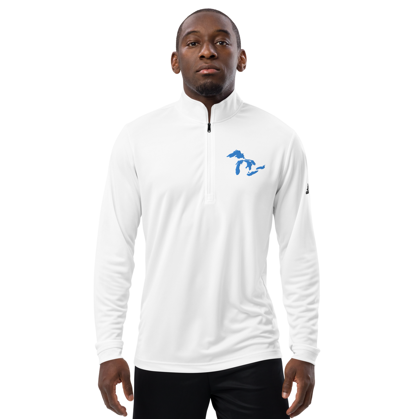 Great Lakes Athletic Quarter-Zip (Azure) | by adidas™