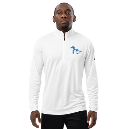 Great Lakes Athletic Quarter-Zip (Azure) | by adidas™